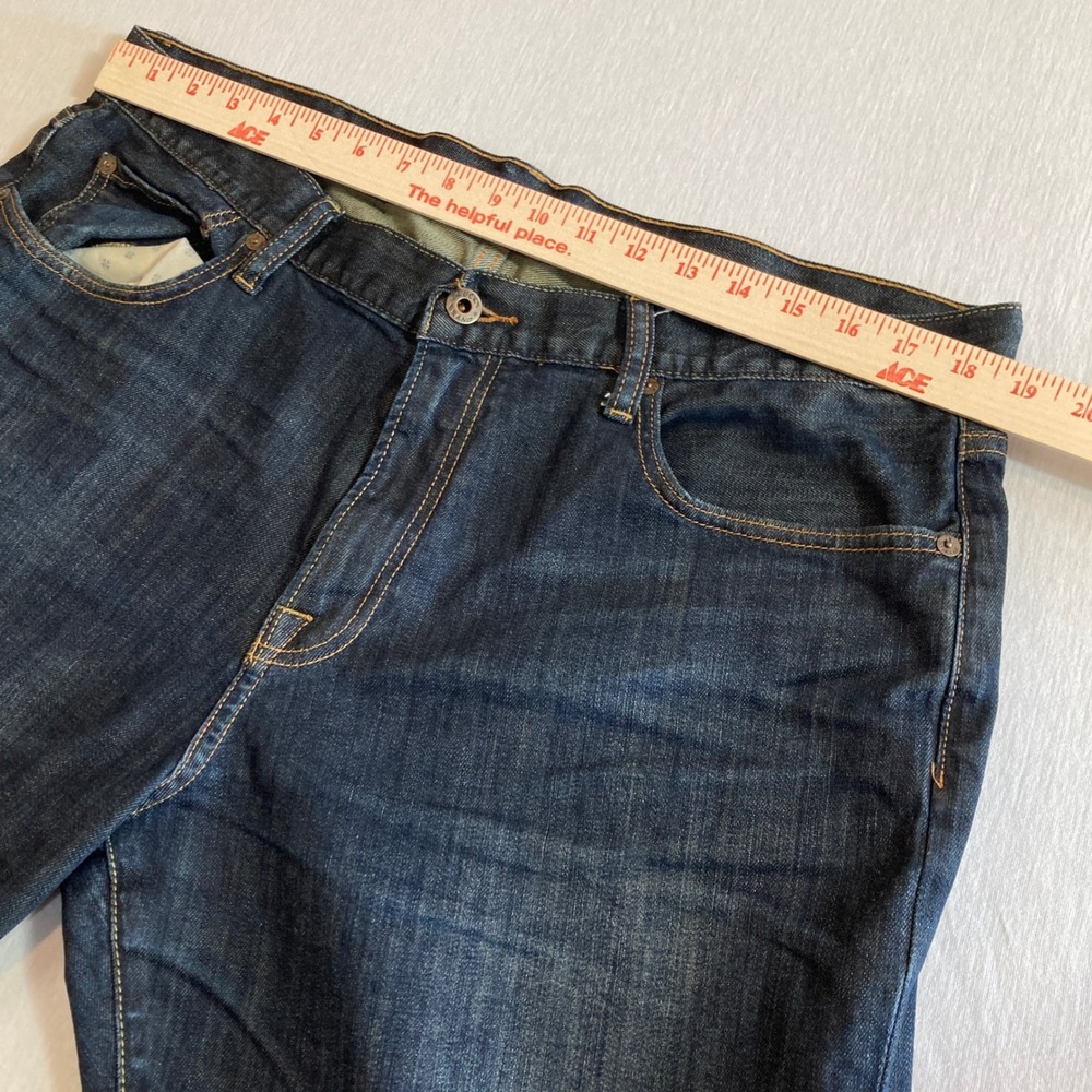 Lucky Brand Jeans Mens 38x30 221 Original Straight Dark Wash 7M11995 Classic - Picture 4 of 15